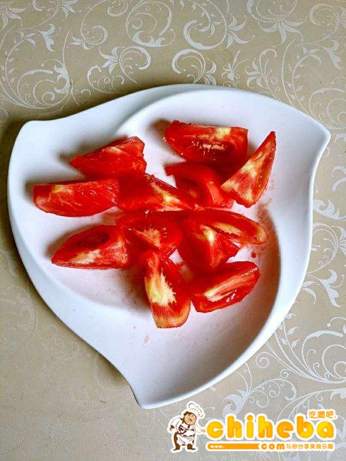 安心养脾胃食谱-茼蒿西红柿疙瘩汤